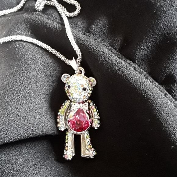 TEDDY BEAR PENDANT NECKLACE - Picture 2 of 8